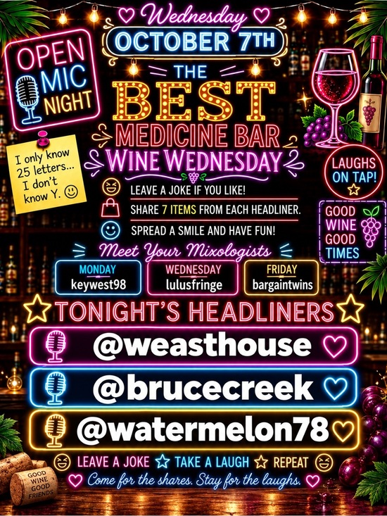 Artisan Jewelry - OUR
HUMPDAY🐪 
WINE🍷 
WEDNESDAY 
FEATURES 
ARE ⬆️ 
PLS COME 
SHARE
🍇